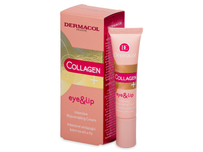 Crema rejuvenecedora para ojos y labios Dermacol Collagen+ 15 ml 