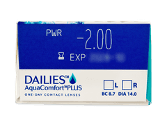Dailies AquaComfort Plus (30 Lentillas)