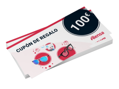 Cupón de regalo para lentillas y gafas por valor de 100 € 