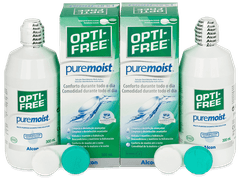 Líquido OPTI-FREE PureMoist 2x 300 ml 